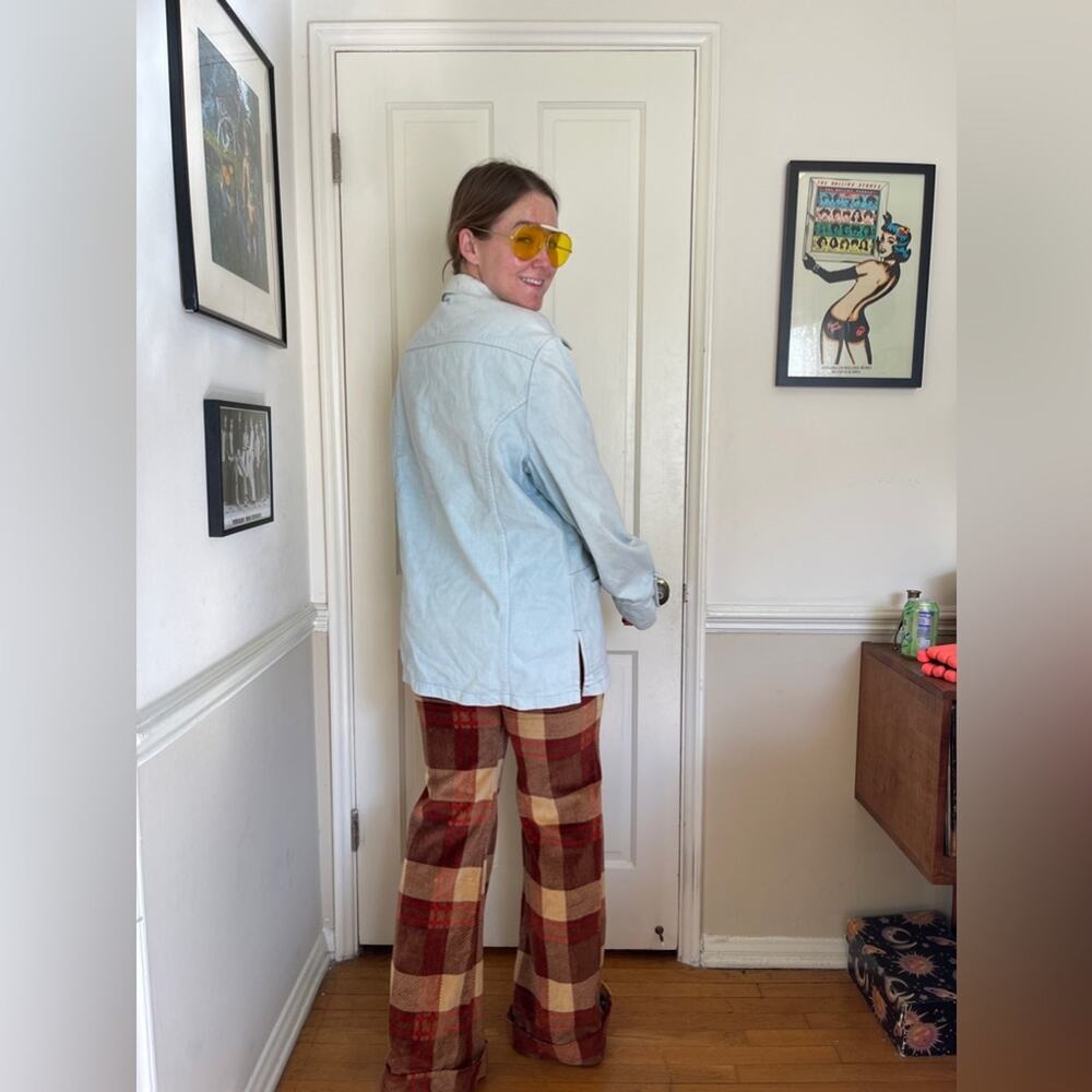 70s Vintage Lee Denim Safari Jacket - Picture 2 of 7